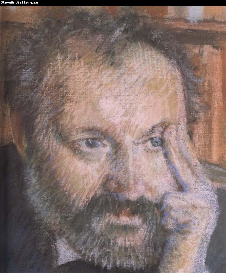 Edgar Degas Detail of  Portrait of the man